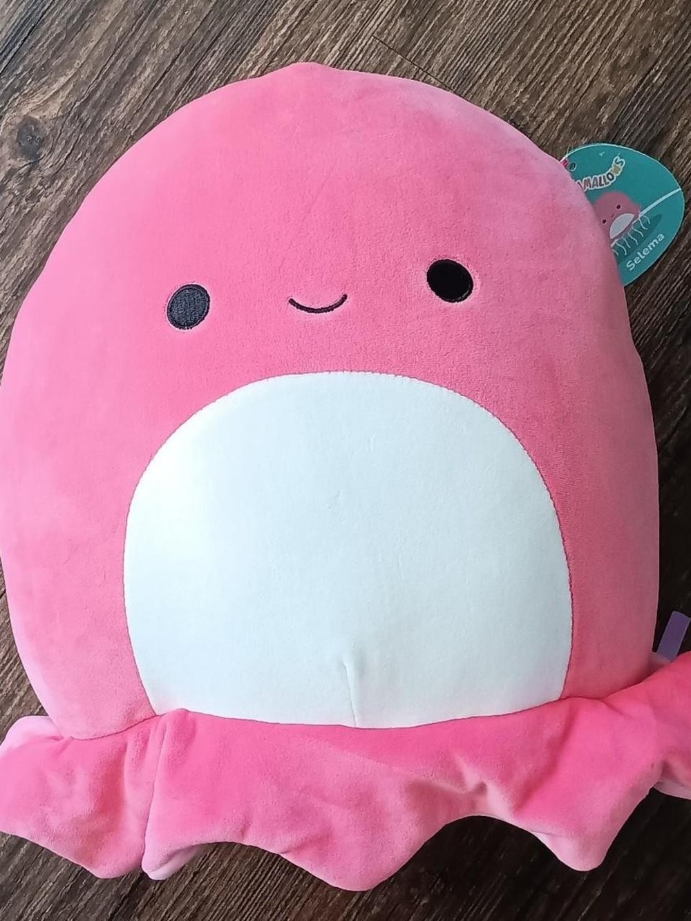 Squishmallows Pink & White Octopus Plush